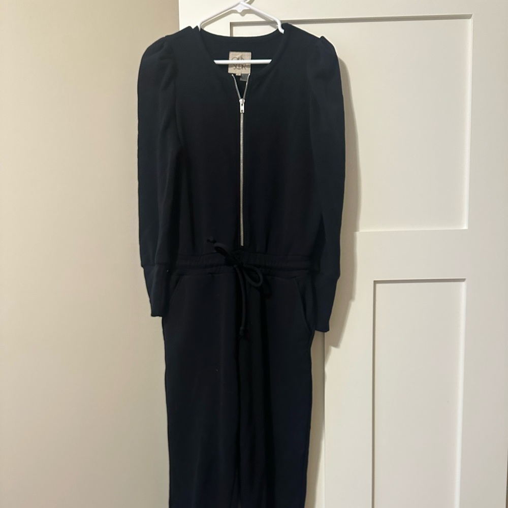 Chaser sweatsuit jumpsuit romper.